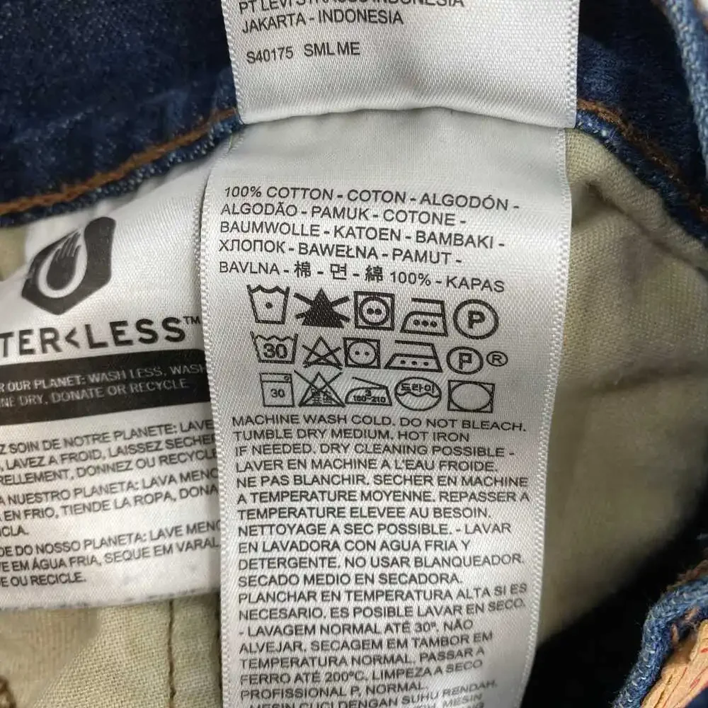 Levi's Blue Dark Wash 569 Straight Jeans | Size 38 Regular